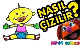 Nasıl Çizilir  Bebek  👶  Çocuklar İçin Resim Çizme  RÜYA OKULU [upl. by Isman879]