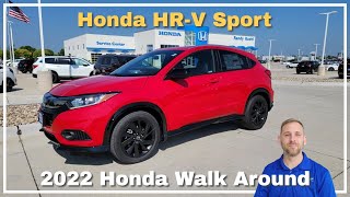 2022 Honda HRV Sport Walk Around Review [upl. by Amling]