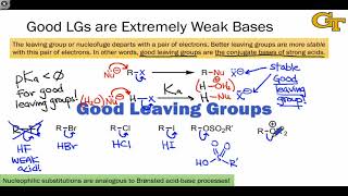 1803 What Makes a Good Leaving Group [upl. by Donoho]