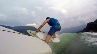 Wakesurf Jumpstart quot Dominic Lagace style quot FS 360° [upl. by Meean]