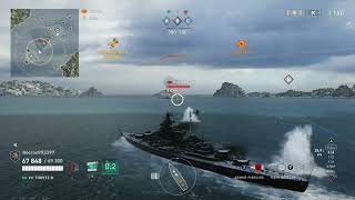 World of Warships Legends  Bismarck vs Tirpitz B [upl. by Anneliese]