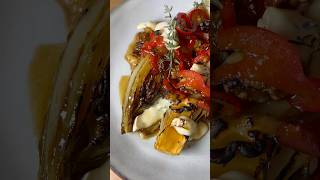 CHARRED ENDIVE amp BLUE CHEESE alychalloner cooking recipe personalchef annecy cookingchannel [upl. by Binnings]