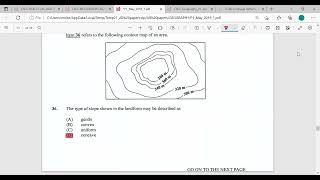 CSEC GEOGRAPHY MAYJUNE 2019 PAPER 1 SOLUTIONS [upl. by Suivat]