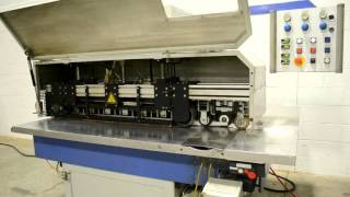 Furniertechnik LZMLA 1000 Longitudinal Veneer Splicing Machine [upl. by Norehs]