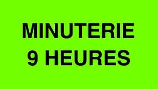 Minuteur 9 heures  minuterie de 540 minutes avec signal sonore BIP à la fin [upl. by Thomasin]