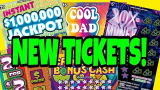 NEW PA LOTTERY SCRATCH OFF TICKETS APRIL 2024 RELEASE lottery scratchers [upl. by Ahsienet]