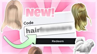 PROMOCODES THAT GIVE YOU FREE HAIR [upl. by Enelehcim]