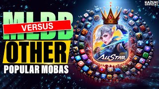 MLBB vs OTHER POPULAR MOBAS [upl. by Novihc]