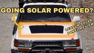 Is It Any Good Lensun Hood Mounted Solar Panel Kit Review [upl. by Selmore]