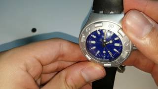 Swatch Irony Scuba 200 Aluminium  Sostituzione batteria  Replacing battery [upl. by Valsimot49]