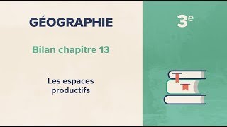 Les espaces productifs Géographie 3e [upl. by Nosro]