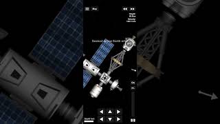 how Building space station in SFS part 5 how to Docking for space station and back to earth [upl. by Lemmy182]