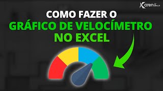 COMO CRIAR UM GRÁFICO DE VELOCÍMETRO NO EXCEL [upl. by Ermin541]