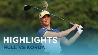 Charley Hull vs Nelly Korda  2024 Solheim Cup [upl. by Pul]