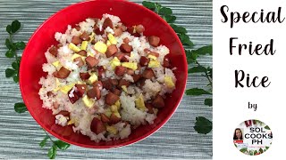 How To Cook Special Fried Rice with Hotdog Egg and Spam by Sol Cooks PH Panlasang Pinoy [upl. by Shabbir]