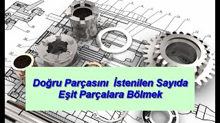 Doğru Parçasını İstenilen Sayıda Eşit Parçalara Bölmek [upl. by Ahsilak575]