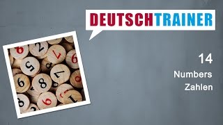 German for beginners A1A2 Deutschtrainer Numbers [upl. by Neuburger872]