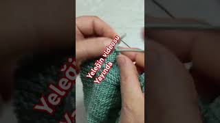 Kolay yakadan başlama yelek örneği örgü easy crochet diy handmade [upl. by Thacker]