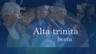 Alta Trinita beata  Berliner Blockflöten Orchester [upl. by Mareld]