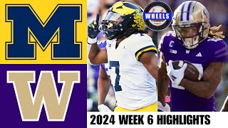 10 Michigan vs Washington  Full Game Highlights  2024 College Football Highlights [upl. by Erusaert23]