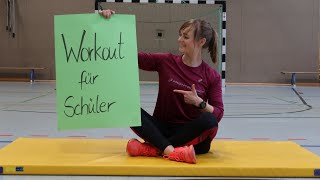 4 WORKOUT FÜR SCHÜLER  Zirkeltraining zum Mitmachen [upl. by Slavic]