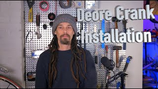 How to Install a Shimano Deore M6100 Crank and Press Fit Bottom Bracket [upl. by Mad629]