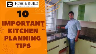 Kitchen construction and planning tipsஇதெல்லாம் மிஸ் பண்ணாதிங்க வீடு கட்டும்போதுHireandbuild [upl. by Niltac]