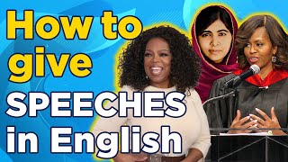 Speeches to IMPROVE your English  5 Secrets for Public Speaking [upl. by Anora942]