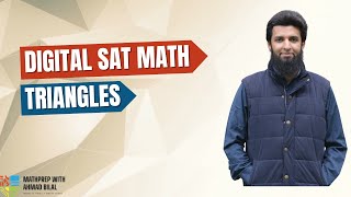 Triangles  Special Triangles  Congruent amp Similar Triangles  Digital SAT  Math with Ahmad Bilal [upl. by Kaltman]