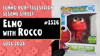 Elmo with Rocco Funko Pop  1526  Sesame Street  SDCC 2024  Just One Pop Showcase [upl. by Kramlich]