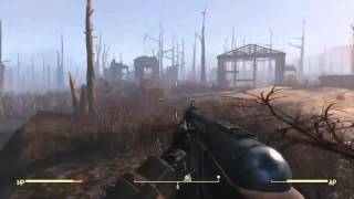 Fallout 4 wounding combat shotgun vs Mirelurk Queen [upl. by Ynneb]