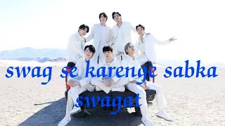 swag se karenge sabka swagat  kpop version 🩷💞 bollywood song ❤️💜hindi song 💖💖 [upl. by Quincey300]