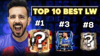 TOP 10 BEST LEFT WINGER IN FC MOBILE 🔥 [upl. by Ynatterb]