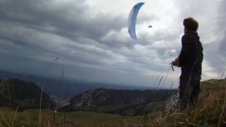 First flight with my new rc paraglider FOX 15 [upl. by Retseh]