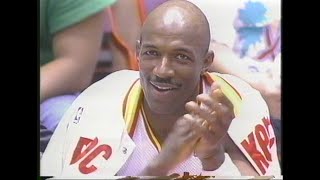 Clyde Drexler EMBARRASSING the Suns  May 13th 1995 R2G3 [upl. by Aihsercal]