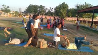 yoga day prepration 1 [upl. by Ennaid]