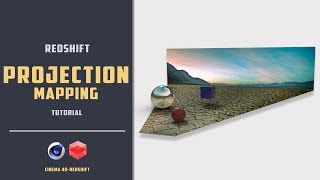 Camera mapping with redshift alpha CINEMA4D TUTORIAL [upl. by Mehala534]