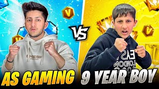 9 Year Boy Vs As Gaming 1 Vs 1 Clash Squad Fight 50000 Diamonds Challenge  Garena Free Fire [upl. by Essilem]