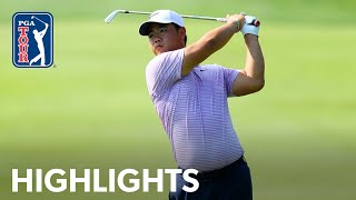 Highlights  Round 2  Travelers Championship  2024 [upl. by Alegnaed]