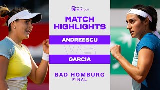 Bianca Andreescu vs Caroline Garcia  2022 Bad Homburg Final  WTA Match Highlights [upl. by Laeria]