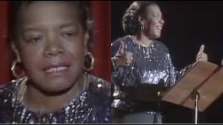 Still I Rise by Maya Angelou 1987 Live performance [upl. by Assilla]