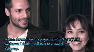 Christmas interview 2017 Ozge Gurel and Serkan Cayoglu [upl. by Emersen]