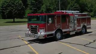 HME AhrensFox AF1 LFD Cab Rescue Pumper [upl. by Adnirim]