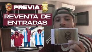 PREVIA Venezuela vs Argentina  Hablamos de la reventa de entradas [upl. by Green468]