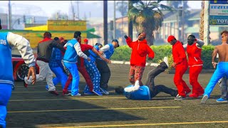 GTA 5 BEST BLOODS VS CRIPS I EVER MADE [upl. by Avah]