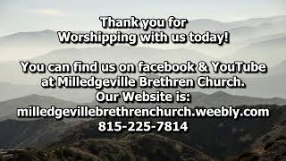 Milledgeville Brethren Church Sunday January 28 2024 [upl. by Eneluqcaj]