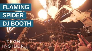 Giant Flamethrowing Spider Is Actually A DJ Booth [upl. by Melmon]