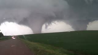 Storm Chasers Follow Rare Double Tornado [upl. by Nicodemus]