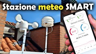 Una fantastica STAZIONE METEO fai da te con un Anemometro con Arduino controllata da unAPP [upl. by Colbye]