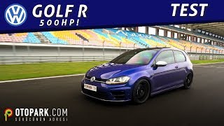 VW Golf R 500hp  230kmh ile KOPTUK   0100 kmh 36sn  TEST English Subtitled [upl. by Eile741]